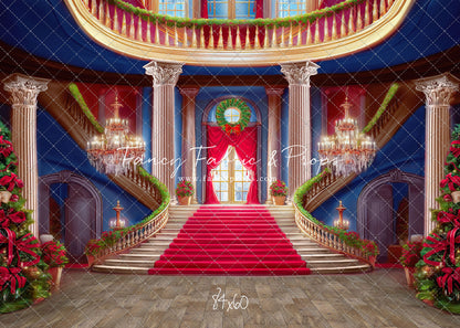 Belle's Royal Staircase -Wood Floor - With Sweep Option