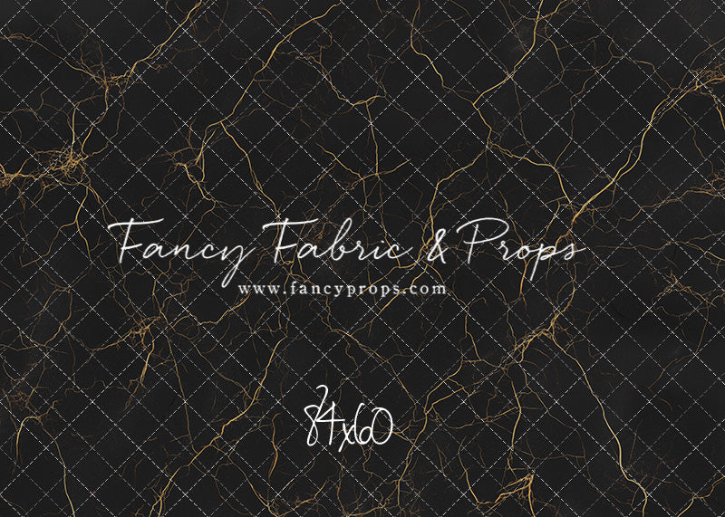 Black & Gold Marble - Floor