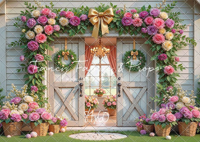 Blooming Bunny Barn - With Sweep Option