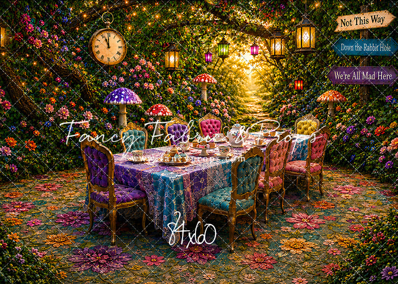 Blooming Garden Tea Party - With Sweep Option