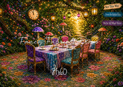 Blooming Garden Tea Party - With Sweep Option