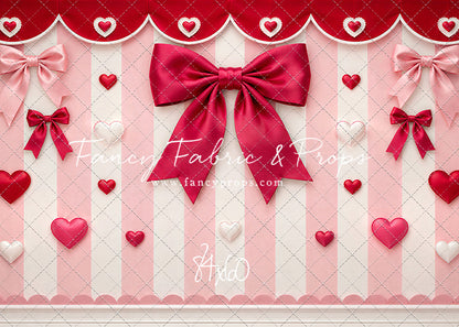 Bow Tied Valentine Wall - With Sweep Option