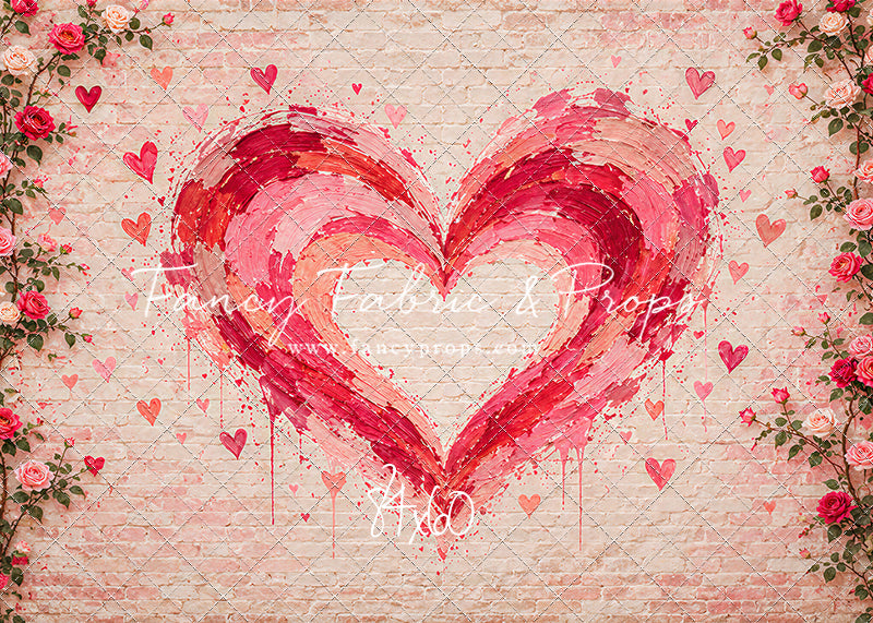 Brushstrokes of Love - With Sweep Option