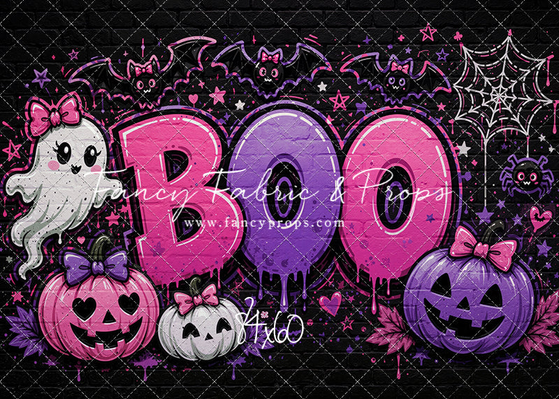 Bubblegum Boo Wall - With Sweep Option