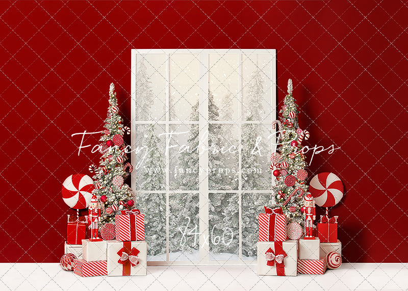 Candy Cane Window