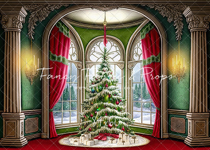 Cathedral Christmas - Red Carpet Option - with Sweep Option