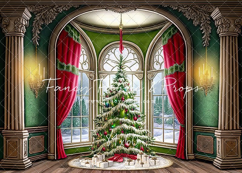 Cathedral Christmas - Wood Floor Option - with Sweep Option