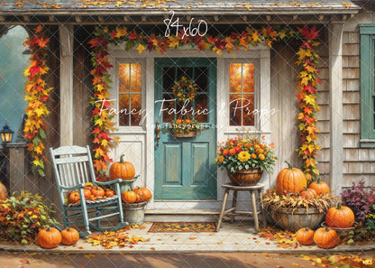 Charming Autumn Porch - With Sweep Option