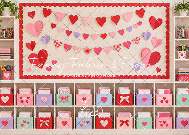 Cheerful Valentine Classroom - With Sweep Option
