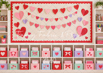 Cheerful Valentine Classroom - With Sweep Option