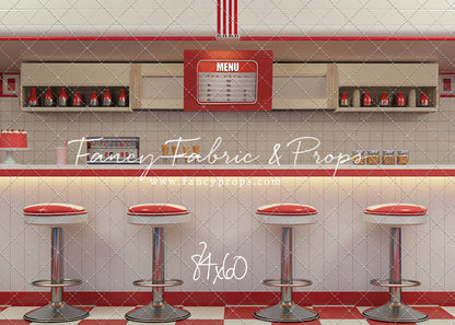 Cherry Cream Diner - With Sweep Option