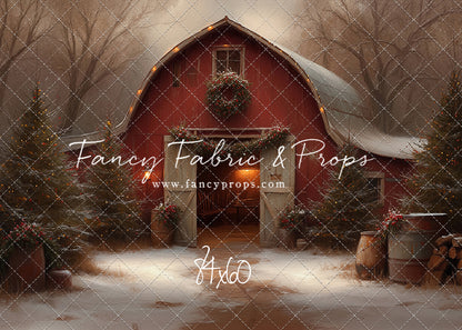 Christmas Barn Glow - with Sweep Option