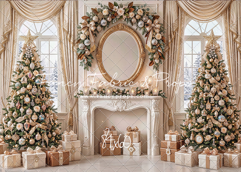 Christmas Beige Beauty - with Sweep Option