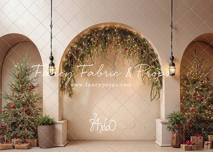 Christmas Courtyard Arch - With Sweep Option