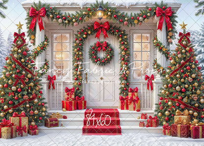 Christmas Front Porch Classic - With Sweep Option