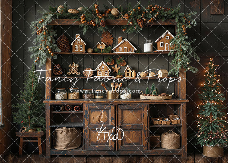 Christmas Kitchen Charm - With Sweep Option