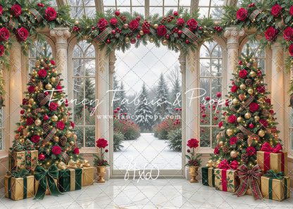 Christmas Rose Gala - with Sweep Option
