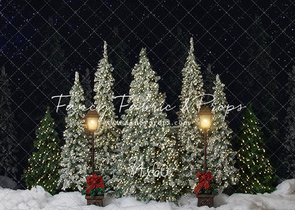 Christmas Cottage Trees