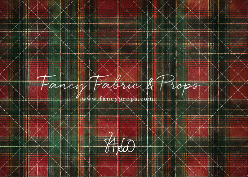 Classic Christmas Plaid - With Sweep Option