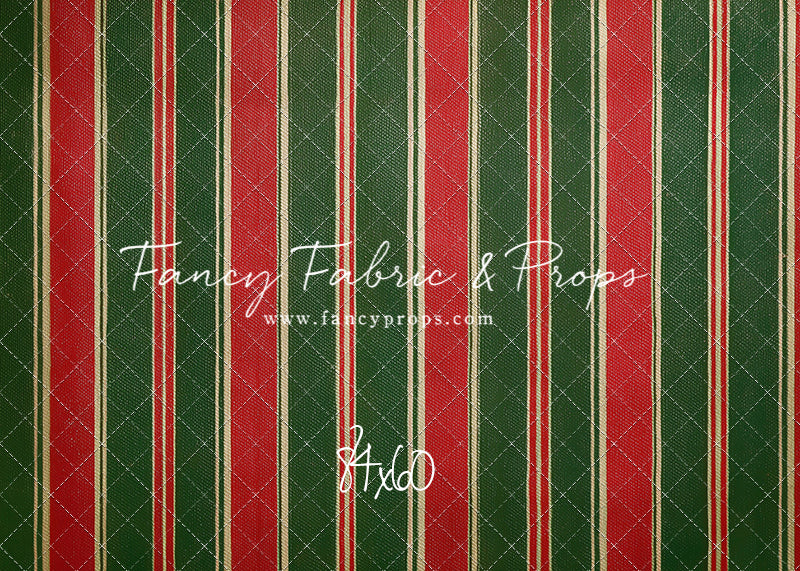 Classic Christmas Stripe - With Sweep Option