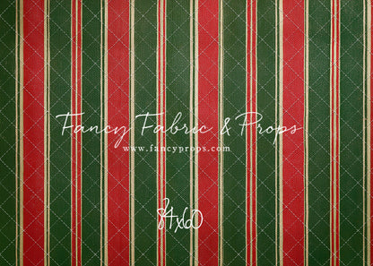 Classic Christmas Stripe - With Sweep Option