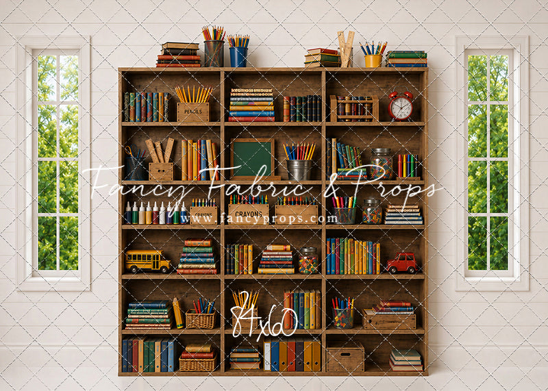 Classic Classroom Bookshelf - With Sweep Option