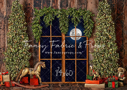 Classic Rustic Window With Trees - Mini Room