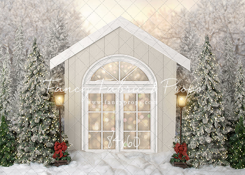 Classy Christmas Cottage - 2pc Mini Room