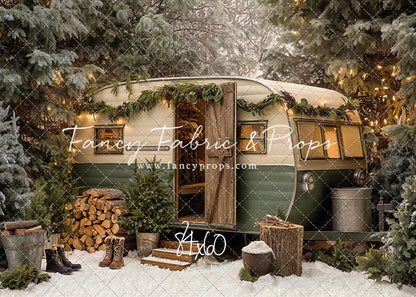 Cozy Camper Christmas - with Sweep Option