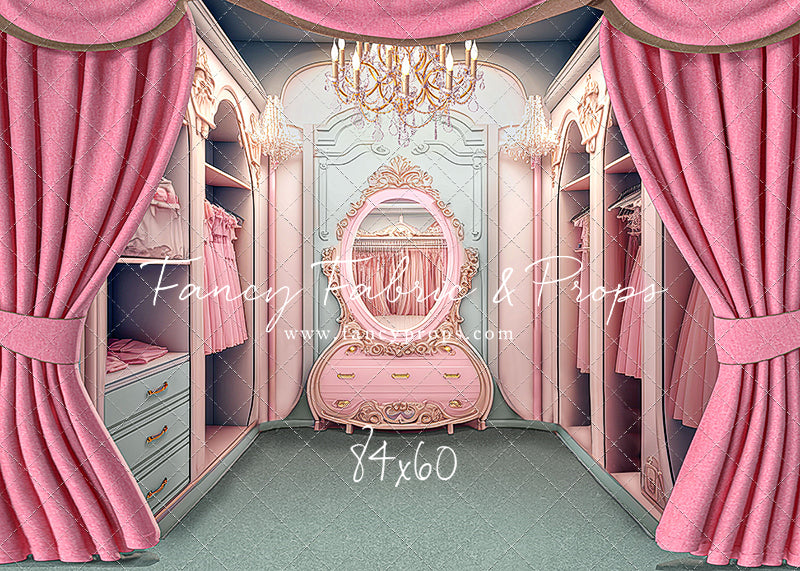 Elegant Armoire - Sage Floor Option - With Sweep Option