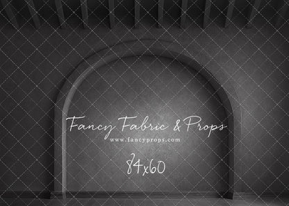 Elegant Charcoal Alcove - Wood Floor - With Sweep Option