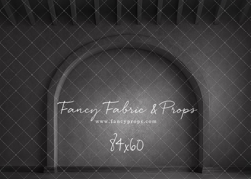 Elegant Charcoal Alcove - Solid Floor - With Sweep Option