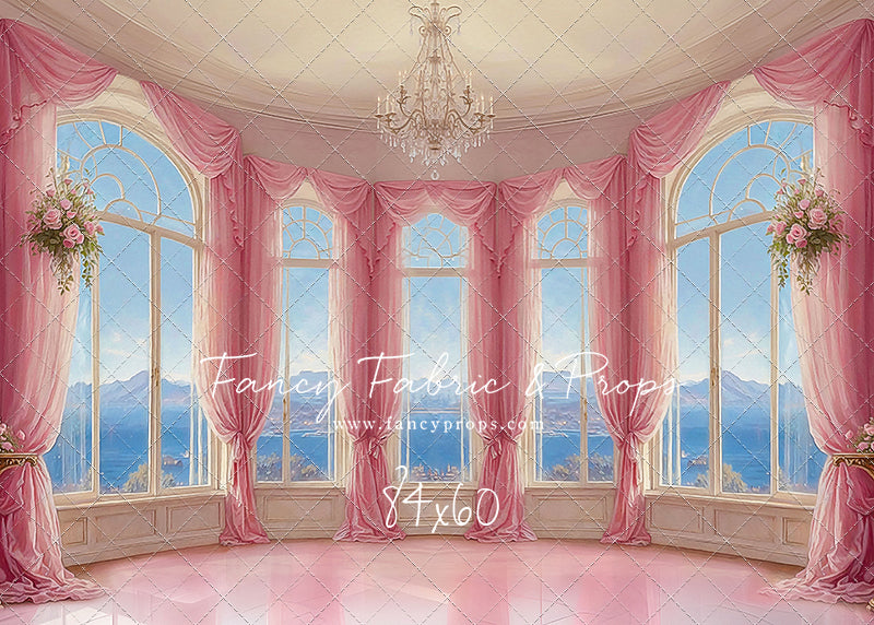 Elegant Summertime Mountain View - Marble Floor - With Sweep Option