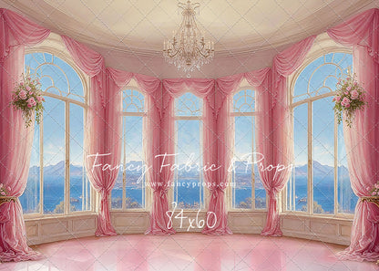 Elegant Summertime Mountain View - Marble Floor - With Sweep Option