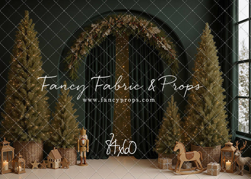 Emerald Christmas Arch - With Sweep Option