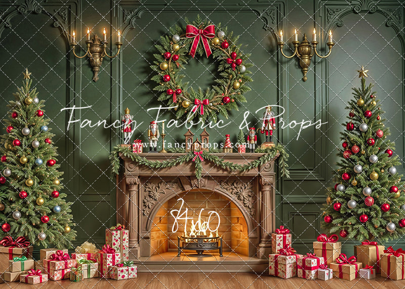 Emerald Christmas Room - with Sweep Option