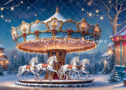Enchanted Holiday Carousel - With Sweep Option