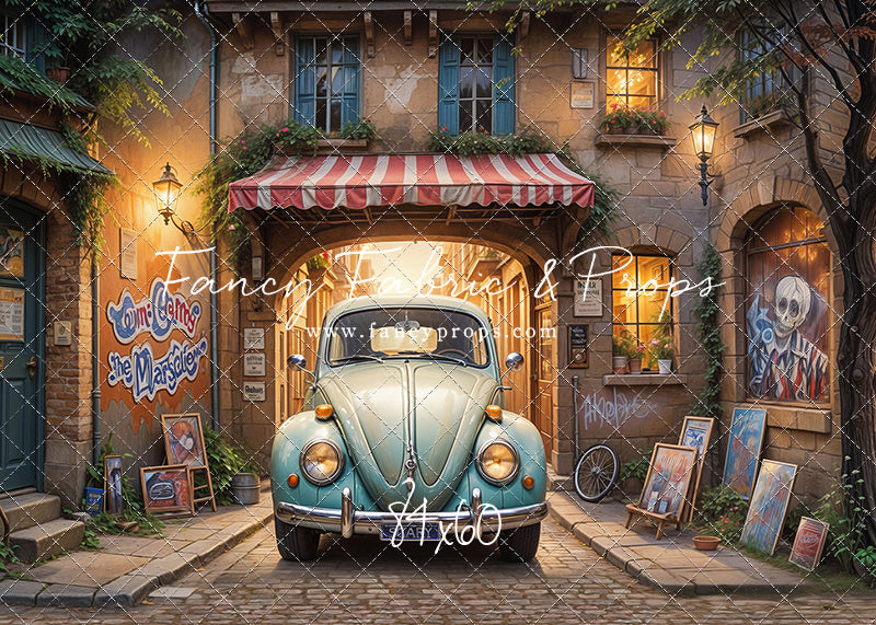 Evening Retro Boulevard - With Sweep Option