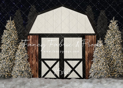 Modern Christmas Barn - No Light