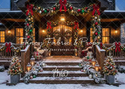 Festive Front Porch - With Sweep Option