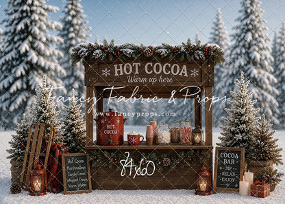 Frosted Forest Cocoa Cart - With Sweep Option