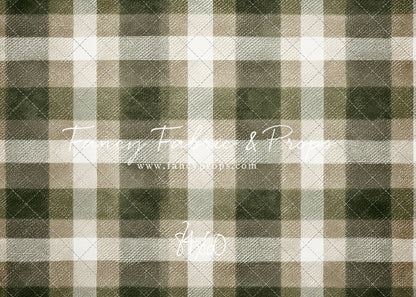 Frosted Pine Plaid - With Sweep Option