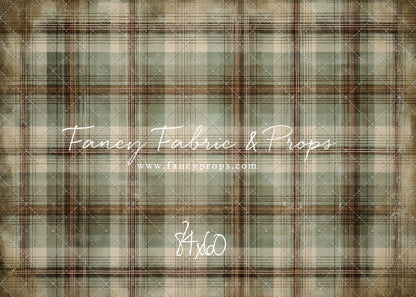 Frosted Plaid Spruce - With Sweep Option