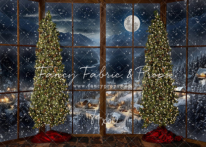 Frosted Village Bay Window