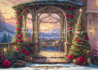 Frosty Rose Pavilion - with Sweep Option