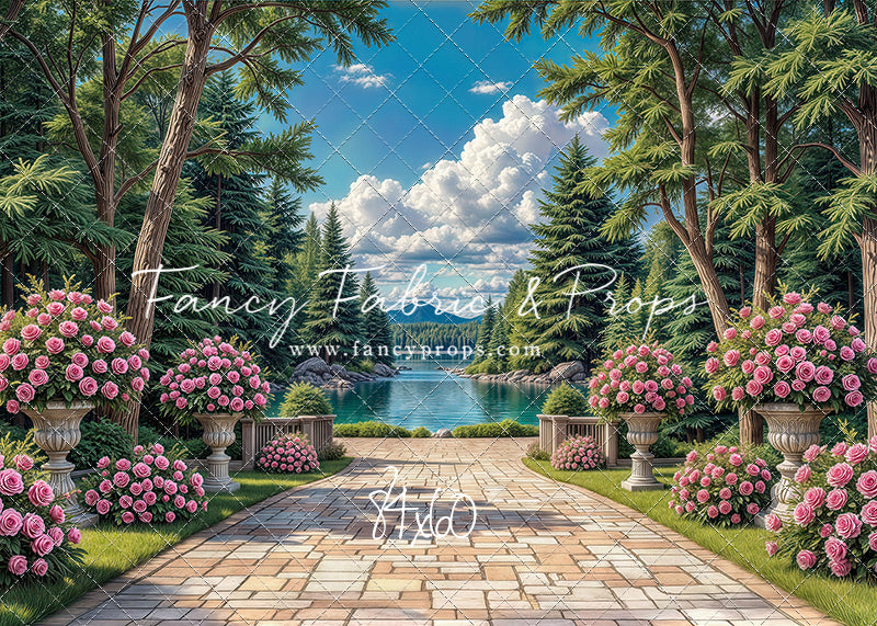 Garden By The Blue Lake - With Sweep Option