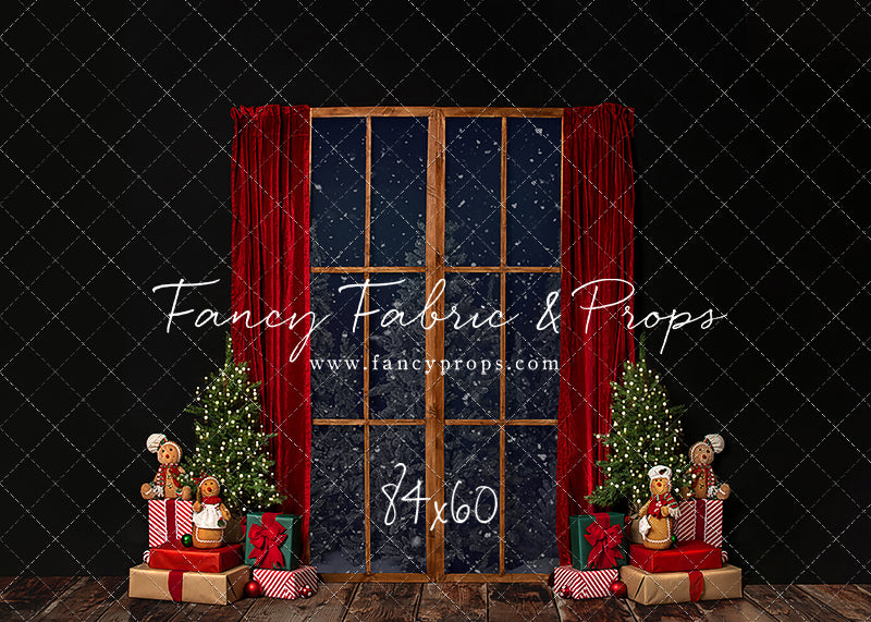 Gingerbread Mantle Window