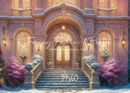 Glistening Snowy Entry - With Sweep Option