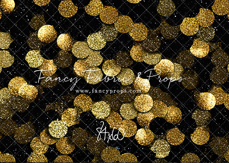 Golden Glam Confetti - With Sweep Option