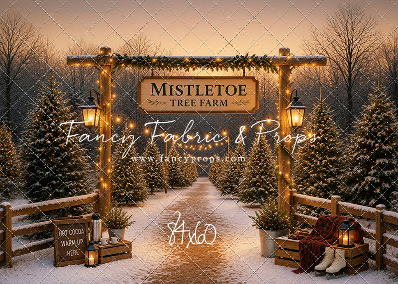 Golden Glow Christmas Farm - with Sweep Option